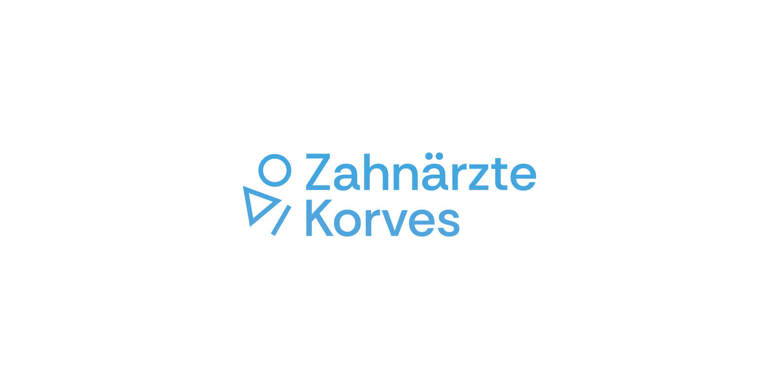 Logo Zahnärzte Korves in Blau